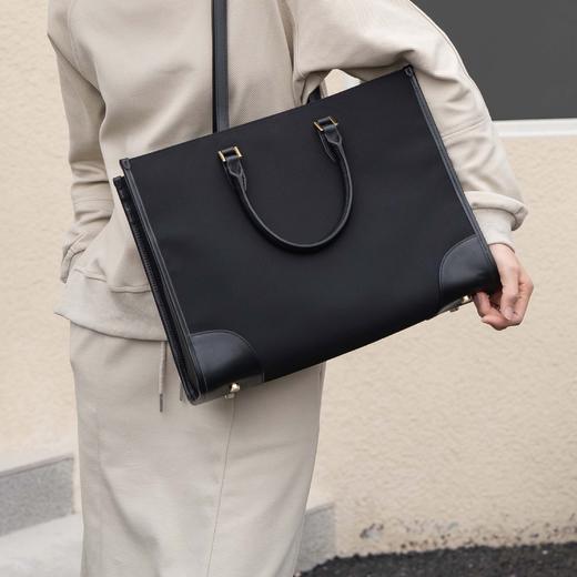 「K」洛诗琳55809气质简约大容量托特包2025通勤头层牛皮手提包 商品图4