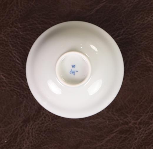 【曰何】青花釉里红拾花品杯 商品图4