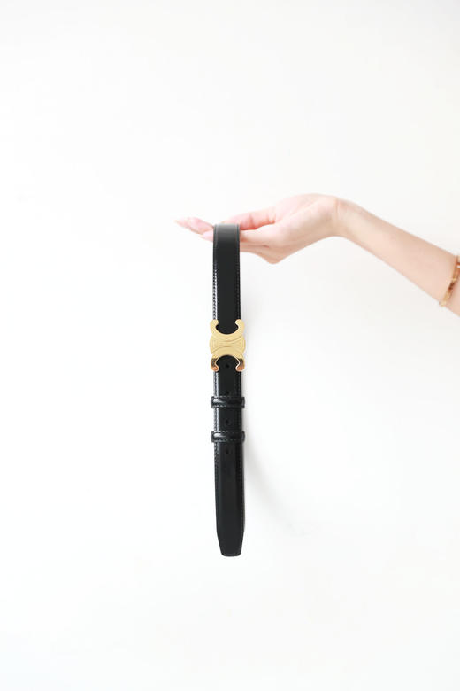 浓烈且充满小心机，牛皮腰带礼盒。法式复古鎏金古铜皮带C062566 商品图4