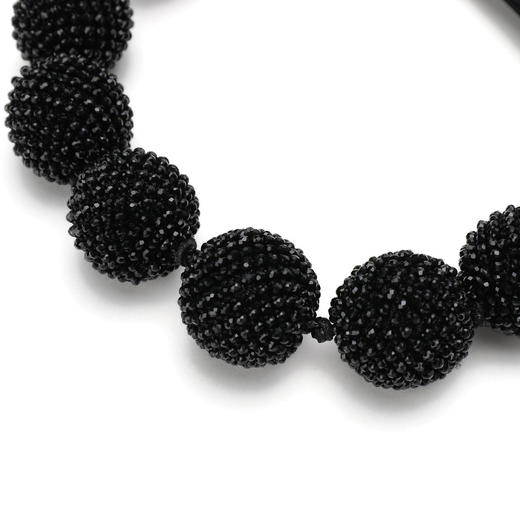 8055187801959 EMPORIO ARMANI 【轻奢高级】女式欧美夸张大颗珠子细闪系带短项链锁骨链项链 商品图1