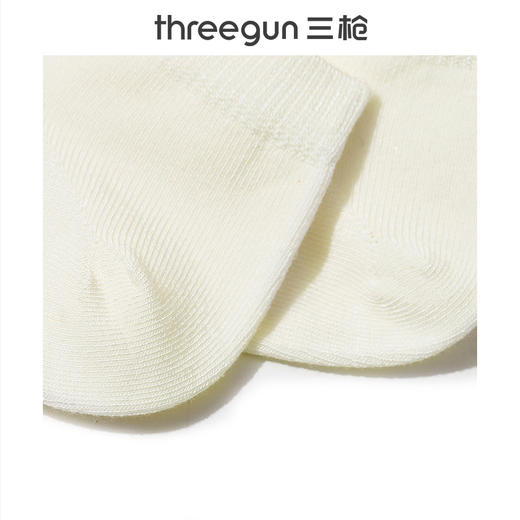 Threegun三枪 桑蚕丝混纺男船袜(1双装)-91337Z031 商品图9