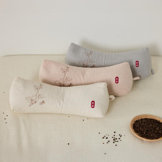 自然醒棉麻三角荞麦枕家用荞麦壳护颈椎牵引枕成人可拆卸枕芯睡眠专用XK 商品图6