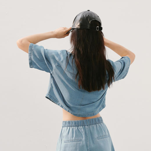 【商场同款】麦檬短款牛仔小外套4F5110842 商品图4