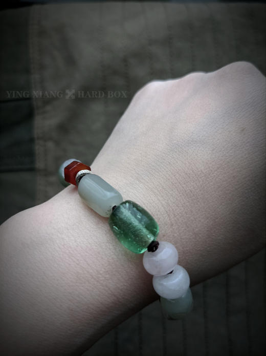 原创【风格～孤品手作】玛瑙琉璃手链｜非7日无理由退换货 商品图3
