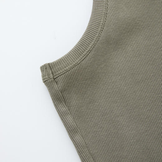 ROMI STUDIO“简约基础”高弹罗纹轻柔修身圆领针织背心 RWCRS42323【发货时间25-30天】 商品图3