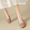 ZHR则则头层牛皮真皮洋气浅口镂空透气单鞋2025新款百搭轻便女鞋 商品缩略图9