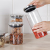 【高硼硅储物罐】不锈钢胶盖密封零食糖果坚果杂粮储藏罐耐热玻璃罐密封罐玻璃家用厨房带盖现代简约五谷罐防腐防潮不串味 商品缩略图3