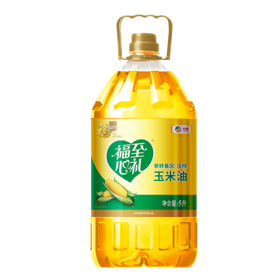 【自营】福临门福至心礼玉米油5L