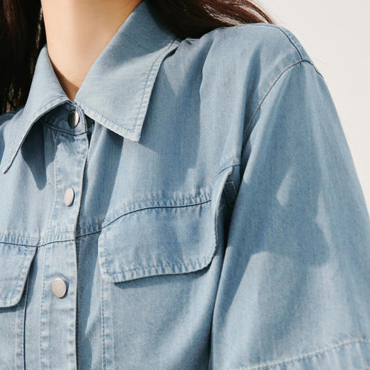 【商场同款】麦檬短款牛仔小外套4F5110842 商品图3