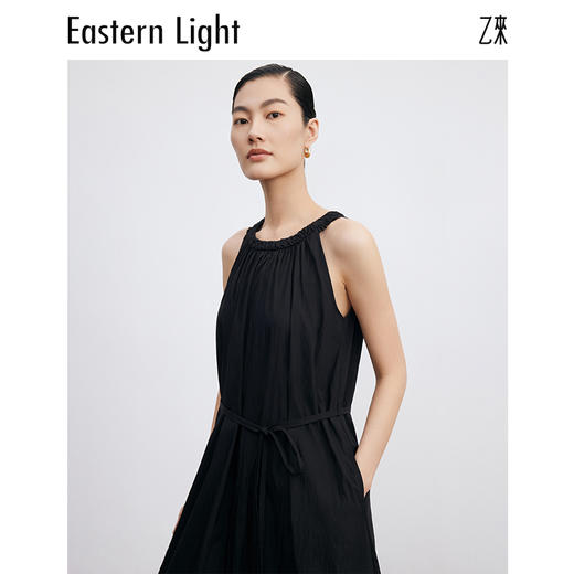 Eastern Light/乙来 简约碎褶系带连衣裙 商品图7