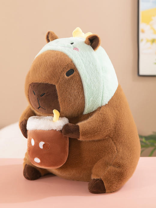 【萌萌治愈系上线💖】水豚毛绒玩具，送TA软软糯糯的陪伴🎁，节日生日礼物精选！ 商品图9