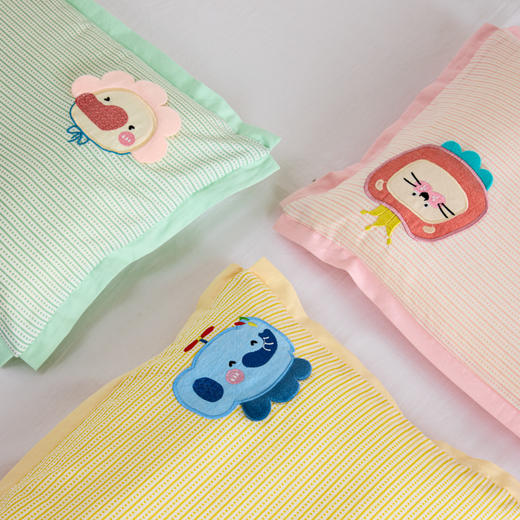 自然醒全棉萌趣决明子儿童枕（赠手提礼袋）3到6岁幼儿园宝宝小枕头学生护颈椎枕芯四季通用XK 商品图4