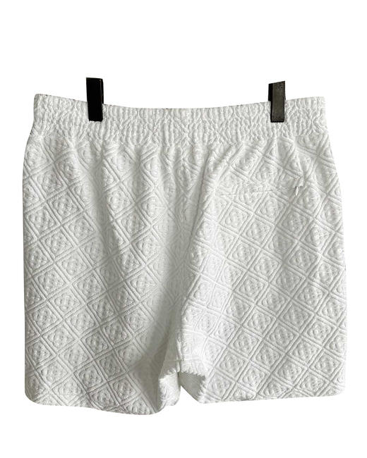 男款logo刺绣毛巾提花短裤 可配套装 商品图1