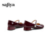 Safiya/索菲娅2025法式浅口一字带闪钻气质百搭甜美玛丽珍鞋SFD3111411 商品缩略图5