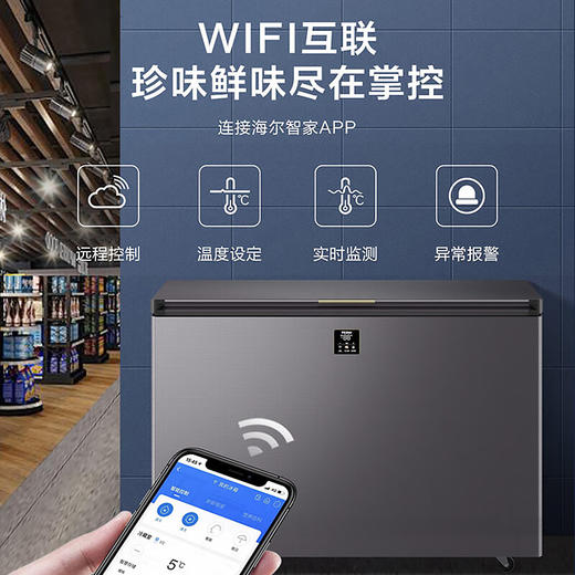 海尔（Haier）超低温冰柜零下-65/70度商用大容量实验室深冷速冻细胞级海鲜柜冷冻柜可冻金枪鱼三文鱼 DW-60W252EU1丨-60度 商品图4