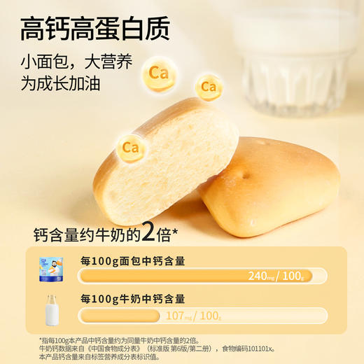 【VIP频道】新升级！短保35天 奶酪博士高钙奶酪小面包 80g（20g*4个）/袋 商品图6