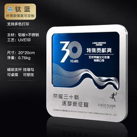 创意高档金属奖牌订做经销商授权牌定做芯片设计周年荣誉纪念牌匾