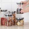 【高硼硅储物罐】不锈钢胶盖密封零食糖果坚果杂粮储藏罐耐热玻璃罐密封罐玻璃家用厨房带盖现代简约五谷罐防腐防潮不串味 商品缩略图2