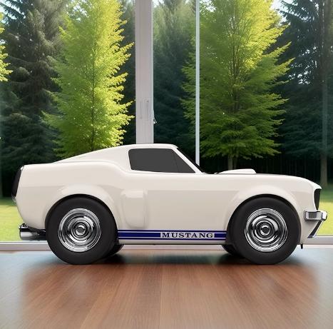 法国Baghera福特野马玩具车（象牙白色） 商品图1