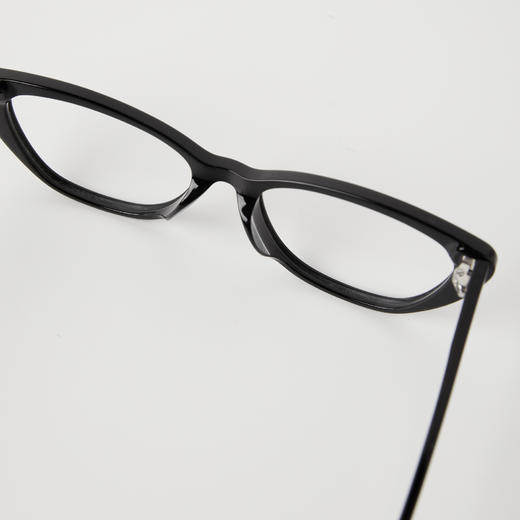 ROMI STUDIO 超轻玳瑁色黑色复古猫眼板材镜框眼镜 RWCLP34810 商品图3