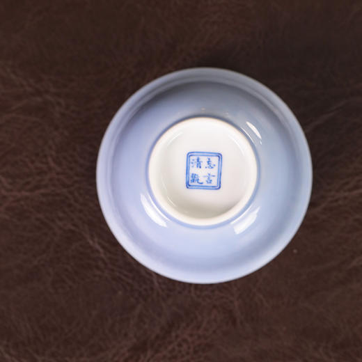 【忘言】天蓝mini茶碗 曰何文器 商品图5