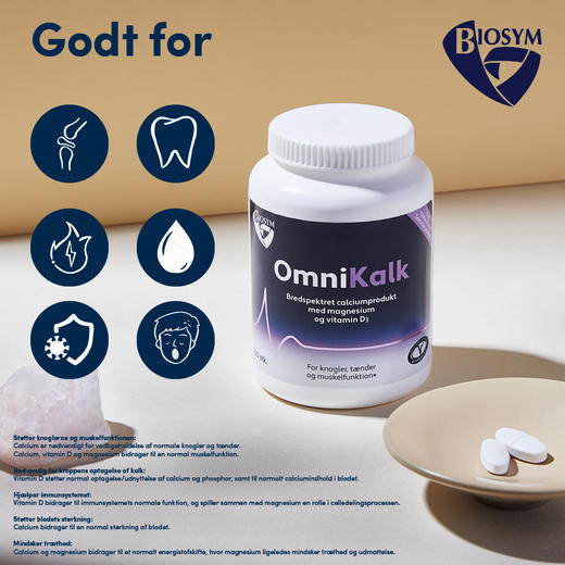 [保税区]Biosym钙镁片120粒. Biosym OmniKalk 120tabs. 商品图3