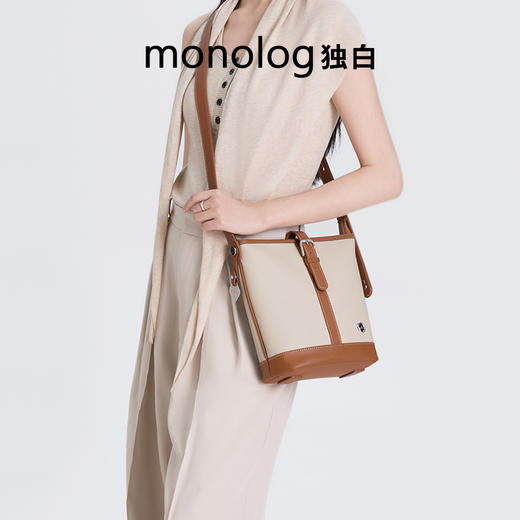 独白X卡拉羊 Hobo包超轻随性通勤百搭时尚单肩包D4049 商品图1