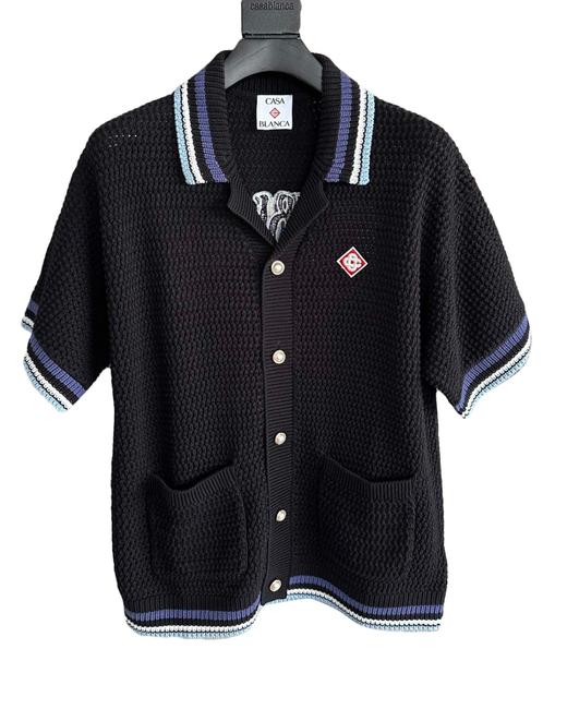 男款纯棉logo刺绣针织开衫 可配套装 商品图0