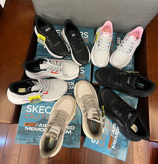 斯の奇！暴走闪穿鞋~！踩屎情侣缓震绑带健步鞋 加厚中低运动跑鞋 商品图9