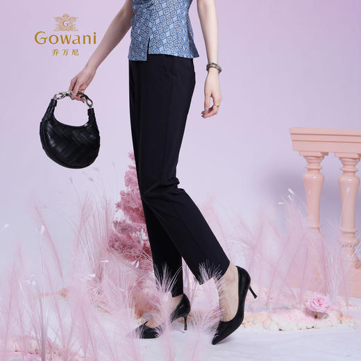 乔万尼新品舒适弹力百搭修身裤ED2F433 商品图1