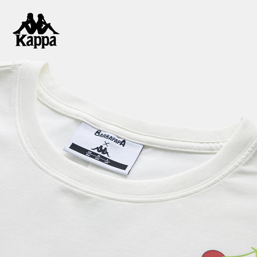 巴巴爸爸Kappa卡帕运动短袖女2025新款夏季休闲短款t恤宽松上衣K0F62TD76 商品图1