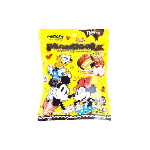 【迪士尼系列】巧克力味派（糕点）·2包·甜心小点·口感绵密香醇·可可浓郁 商品图3