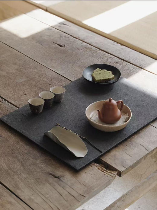 器｜手作黑釉三足小碟 点心盘 壶承盘 商品图2