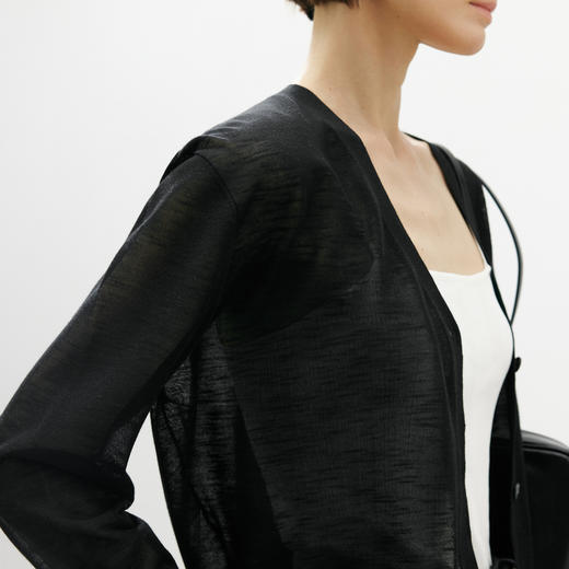 【商场同款】麦檬夏轻薄凉爽百搭针织外套5F5231463 商品图2