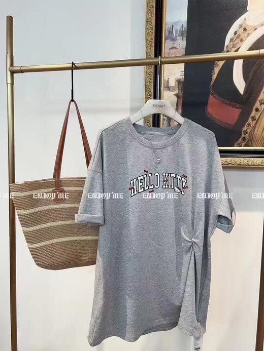 【门店同款】ENJOY夏季HELLO猫猫扭结T 162274266 商品图3