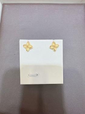 1F 中国珠宝 足金3D耳饰