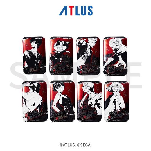 GuGuGuGu 女神异闻录5皇家版 P5R 马口铁徽章 A款 吧唧 8包/盒 国谷 商品图0