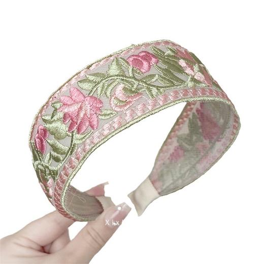 「灿若夏花·小众设计」发箍绣花头箍压发发捆盘发器精致外出发卡配饰 商品图4