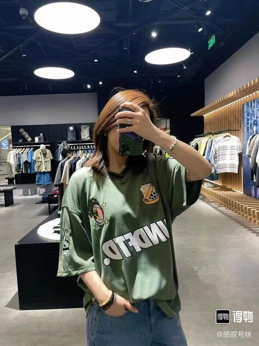 UNDEFEATED SS25 五条杠Logo运动徽标图案短袖足球俱乐部球衣 男女同款 商品图2