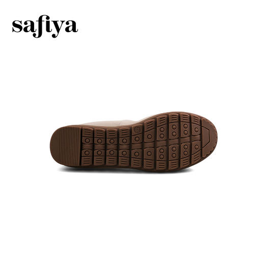 Safiya/索菲娅2025一脚蹬舒适牛皮革羊皮脚垫浅口软底休闲百搭通勤浅口单鞋SFD3111407 商品图5
