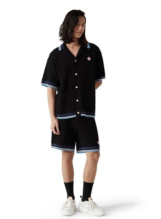 男款纯棉logo刺绣针织开衫 可配套装 商品图3