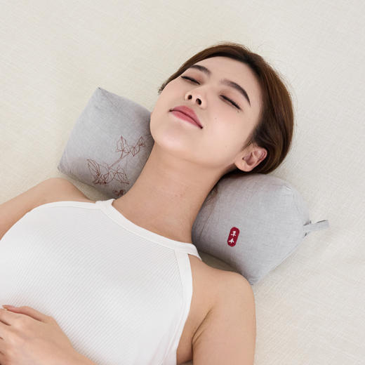 自然醒棉麻三角荞麦枕家用荞麦壳护颈椎牵引枕成人可拆卸枕芯睡眠专用XK 商品图3