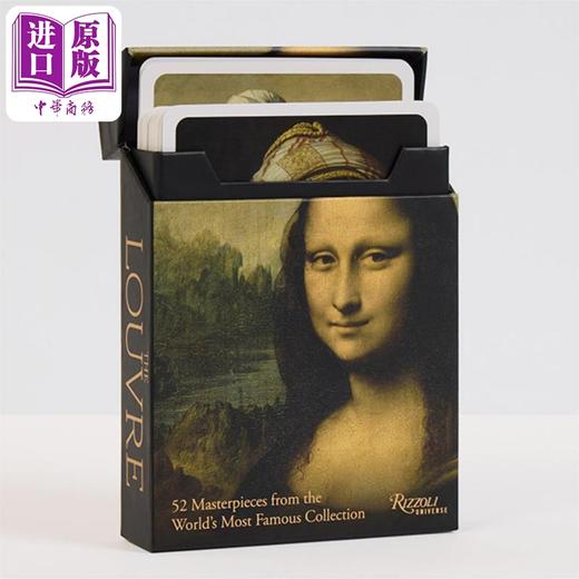 【中商原版】The Louvre Art Deck 进口艺术 卢浮宫博物馆艺术卡牌 世界著名藏品中的52件杰作 Rizzoli 商品图3