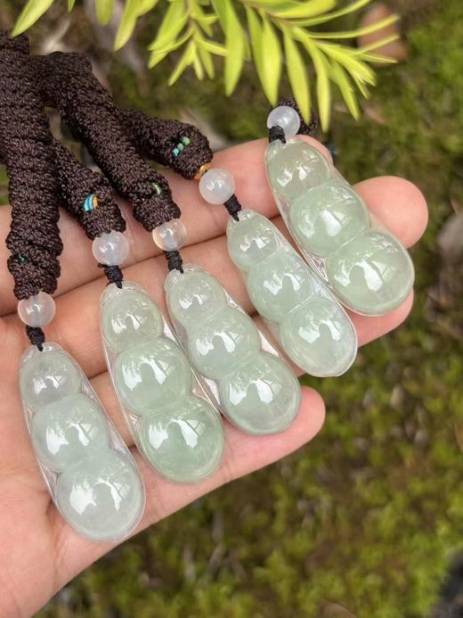 【直播大场福利】冰种晴水翡翠连中三元  福禄寿齐全 随机发货 附证书 商品图4