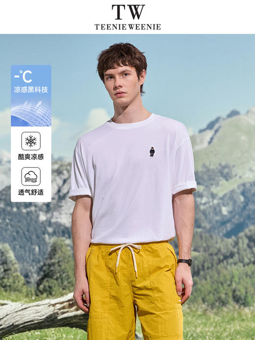 TeenieWeenie小熊男装清凉休闲时尚印花T恤TNRW252604A 商品图0