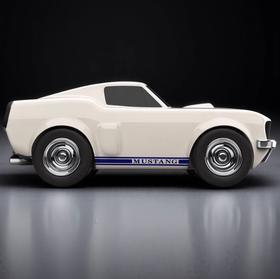 法国Baghera福特野马玩具车（象牙白色）