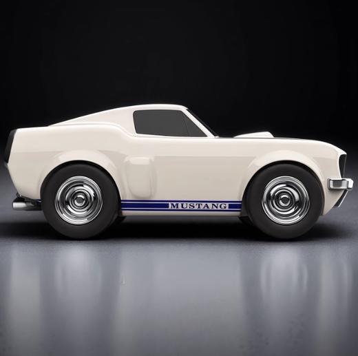 法国Baghera福特野马玩具车（象牙白色） 商品图0