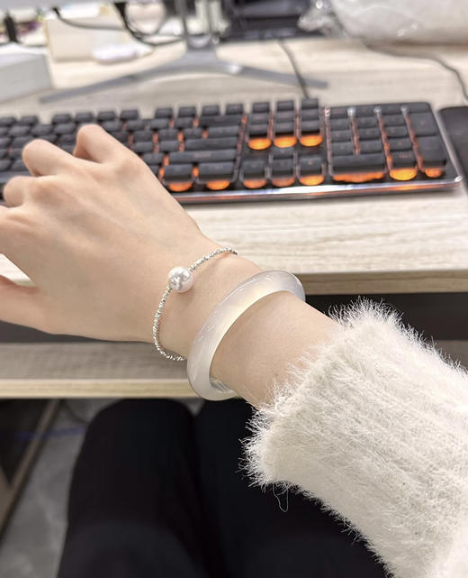 限时特价🉐️白冰荔枝玛瑙手镯 〰️ 商品图0