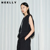 NEELLY纳俪商场同款夏季新款气质开襟云朵马甲女舒适休闲无袖上衣N25071D01015 商品缩略图0