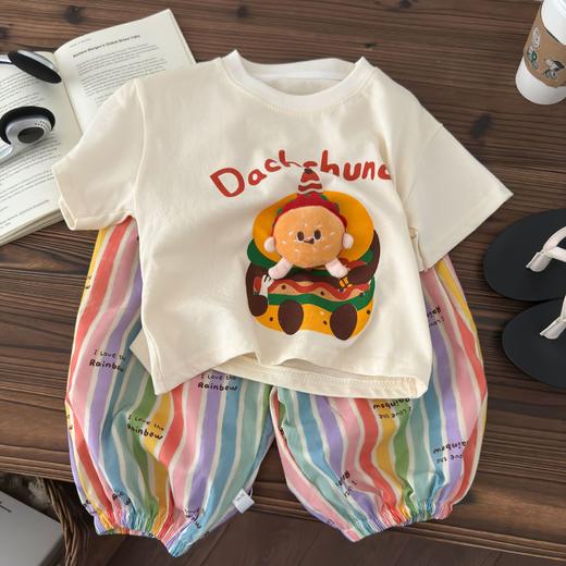 唯爱严选18.9起一套 儿童背心套装立体玩偶无袖T恤短裤两件套男女童夏装★ 商品图5